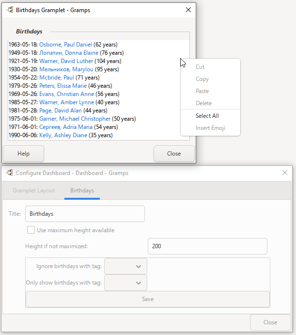 BirthdaysGramplet-addon-example-detached-with-config-dialog-60.png