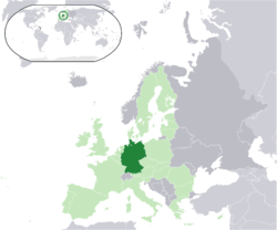 Location of Deutschland